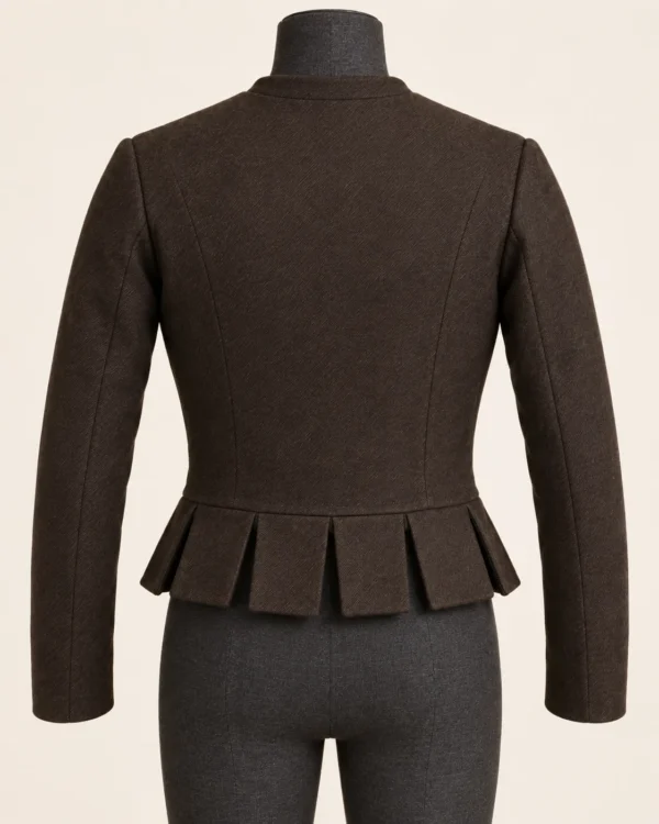 Dunford Renaissance-Inspired Doublet with Twelve Waist Tabs, rear view