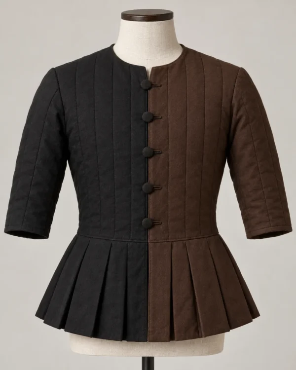 Ebonford Mi-Parti Quilted Fantasy Jacket, front view