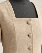 Details of Feldmark Square-Neck Costume Jacket