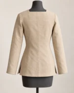 Feldmark Square-Neck Costume Jacket, rear view