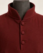 Details of Lantern Hall Pleated Wool Medieval Gown