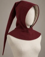 Plain Chaperon Hood with Liripipe, front view