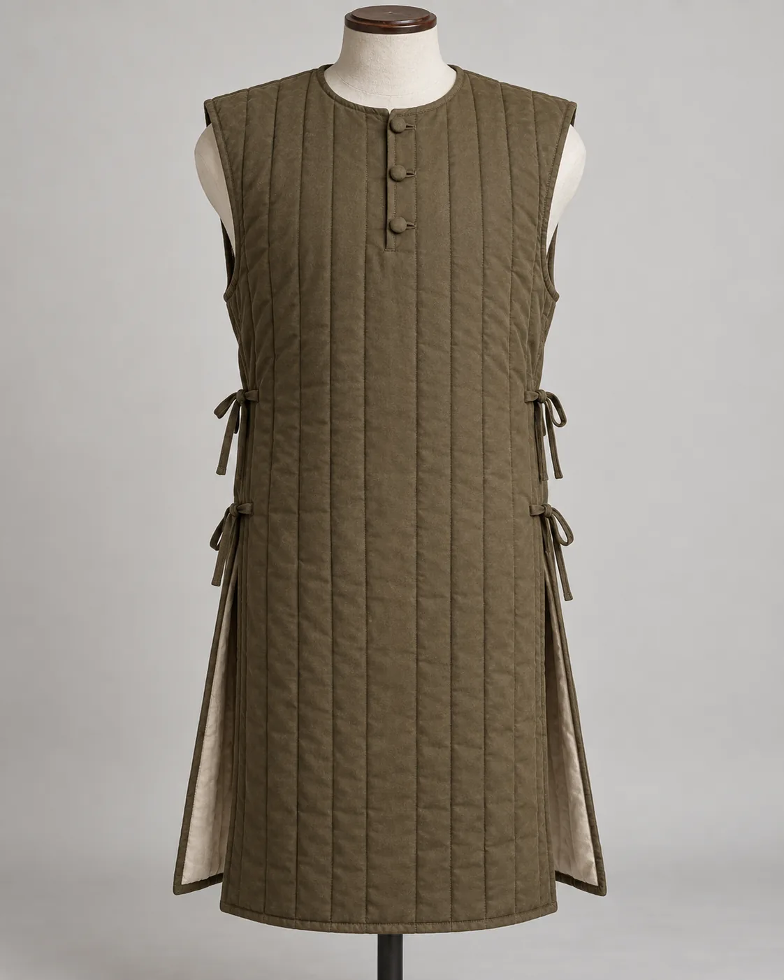 Westgate Quilted Medieval Surcoat - front view Westgate Quilted Medieval Surcoat, front view